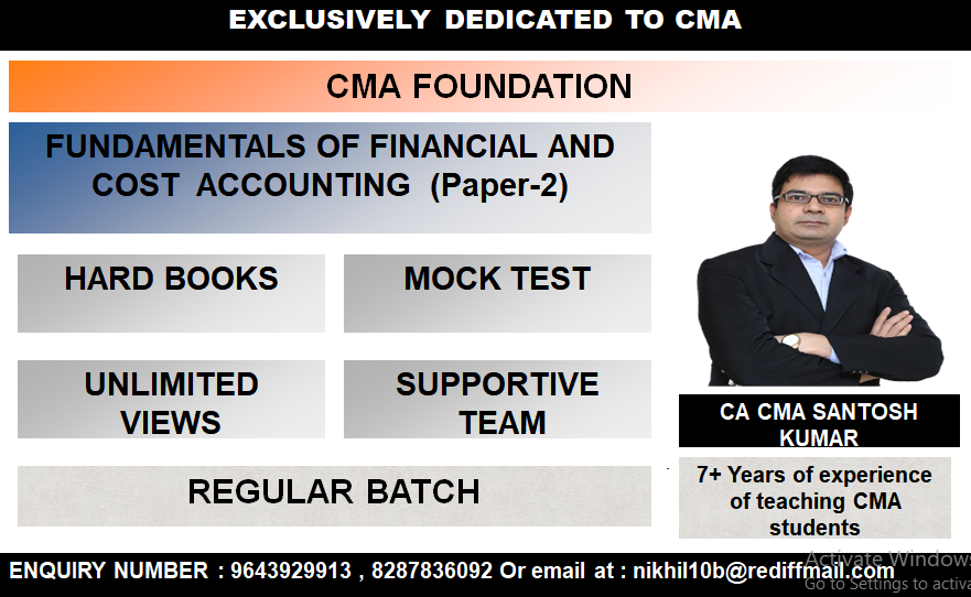 FUNDAMENTALS OF FINANCIAL AND COST ACCOUNTING 